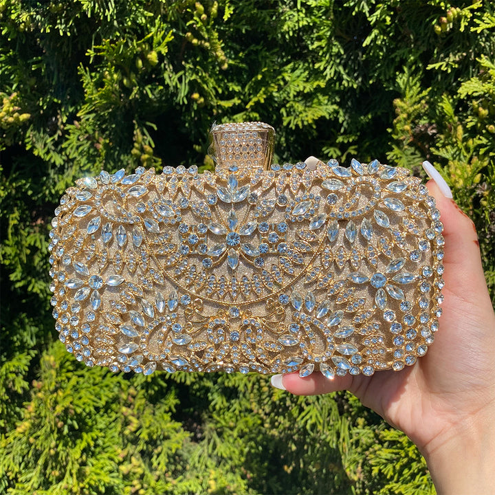 Santorini Flower Clutch Bag