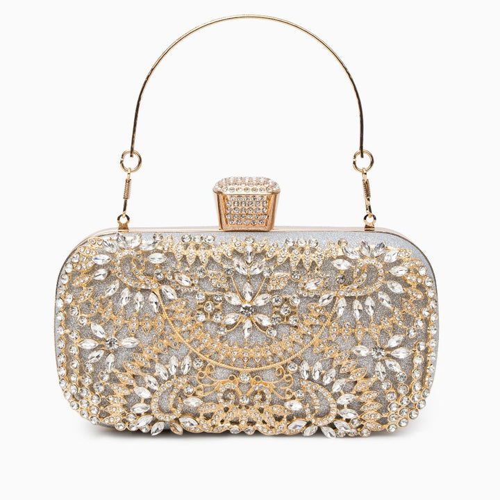 Santorini Flower Clutch Bag